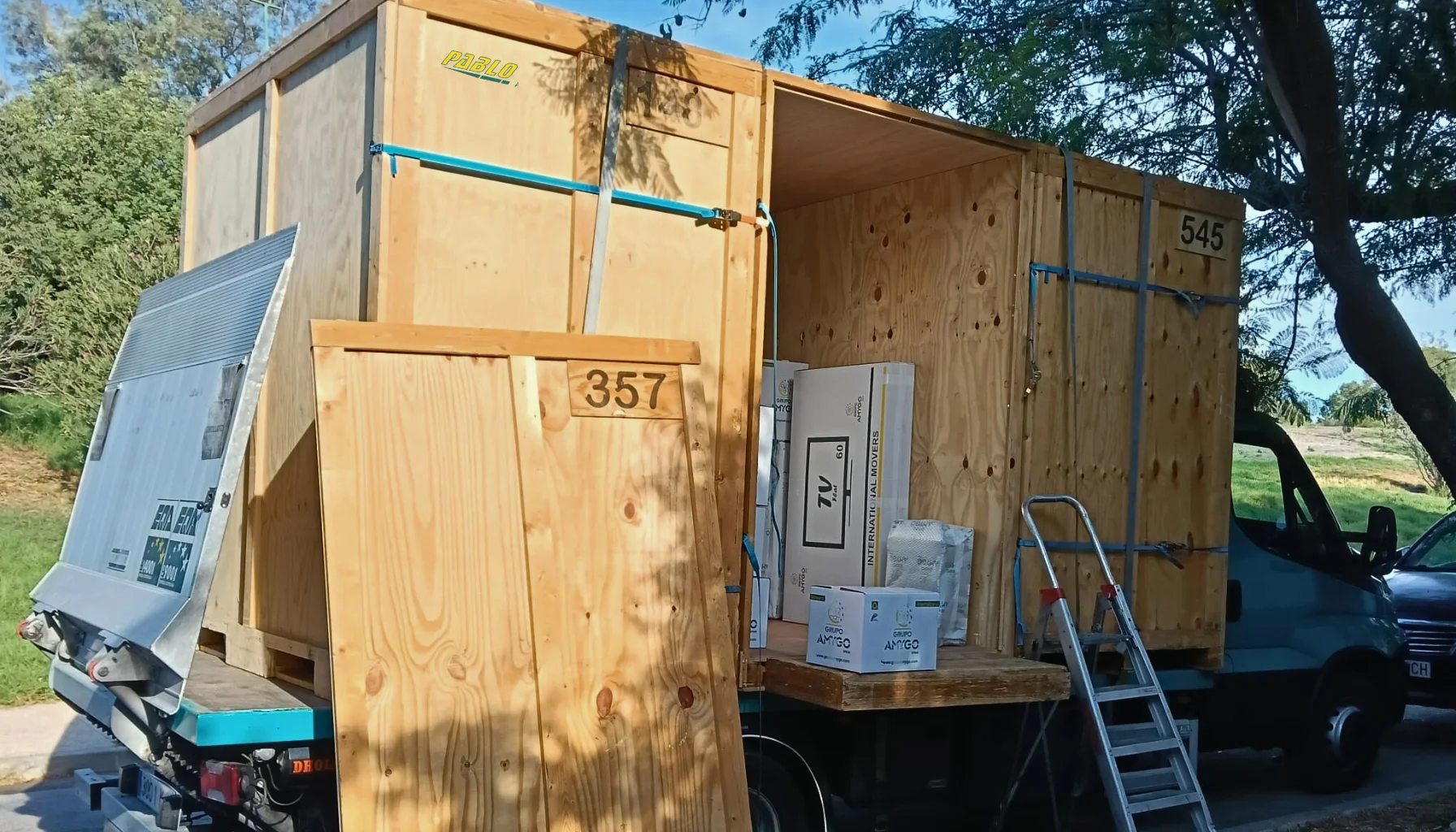 Contenedores de Madera